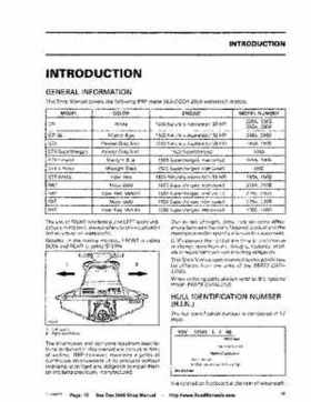 Bombardier SeaDoo 2006 4-Tec series factory shop manual, Page 10