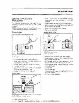 Bombardier SeaDoo 2006 4-Tec series factory shop manual, Page 16