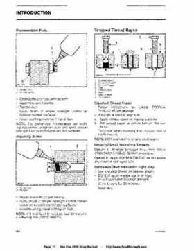 Bombardier SeaDoo 2006 4-Tec series factory shop manual, Page 17