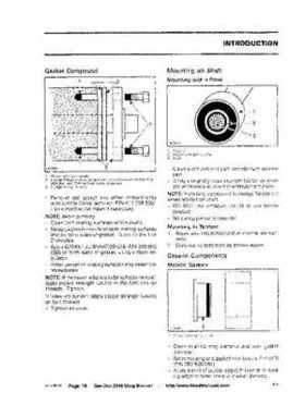 Bombardier SeaDoo 2006 4-Tec series factory shop manual, Page 18