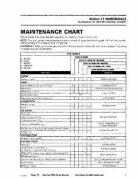 Bombardier SeaDoo 2006 4-Tec series factory shop manual, Page 21
