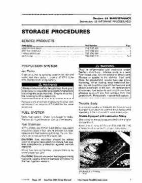 Bombardier SeaDoo 2006 4-Tec series factory shop manual, Page 25