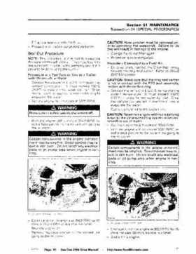 Bombardier SeaDoo 2006 4-Tec series factory shop manual, Page 31