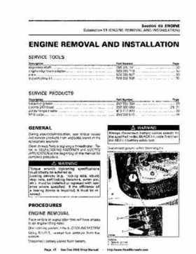 Bombardier SeaDoo 2006 4-Tec series factory shop manual, Page 45