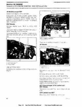 Bombardier SeaDoo 2006 4-Tec series factory shop manual, Page 46