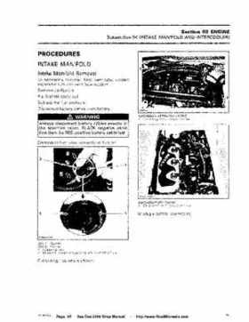 Bombardier SeaDoo 2006 4-Tec series factory shop manual, Page 63