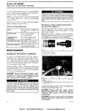 Bombardier SeaDoo 2006 4-Tec series factory shop manual, Page 90