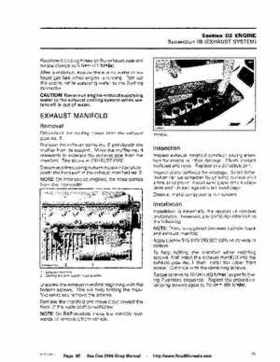 Bombardier SeaDoo 2006 4-Tec series factory shop manual, Page 95