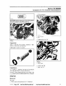 Bombardier SeaDoo 2006 4-Tec series factory shop manual, Page 104