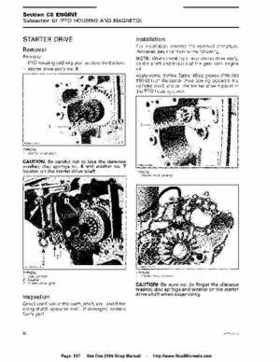 Bombardier SeaDoo 2006 4-Tec series factory shop manual, Page 107