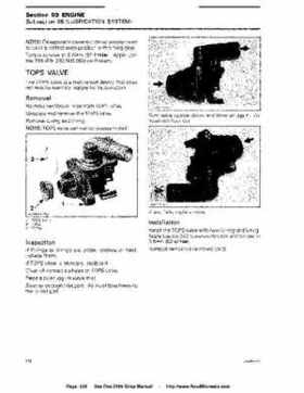 Bombardier SeaDoo 2006 4-Tec series factory shop manual, Page 126