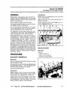 Bombardier SeaDoo 2006 4-Tec series factory shop manual, Page 142
