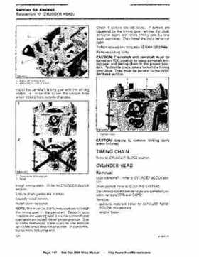 Bombardier SeaDoo 2006 4-Tec series factory shop manual, Page 147