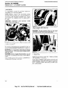 Bombardier SeaDoo 2006 4-Tec series factory shop manual, Page 170
