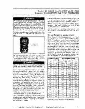 Bombardier SeaDoo 2006 4-Tec series factory shop manual, Page 199