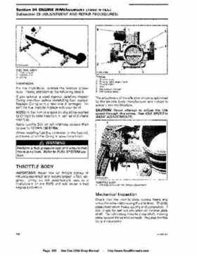 Bombardier SeaDoo 2006 4-Tec series factory shop manual, Page 208