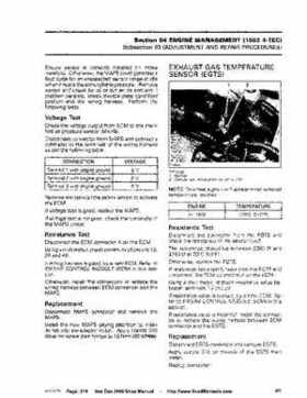 Bombardier SeaDoo 2006 4-Tec series factory shop manual, Page 214