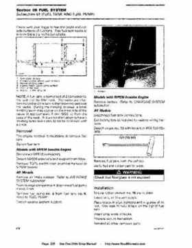 Bombardier SeaDoo 2006 4-Tec series factory shop manual, Page 225
