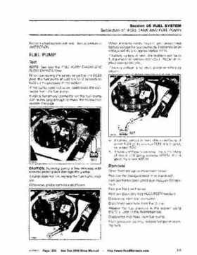 Bombardier SeaDoo 2006 4-Tec series factory shop manual, Page 226
