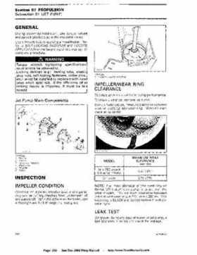 Bombardier SeaDoo 2006 4-Tec series factory shop manual, Page 269
