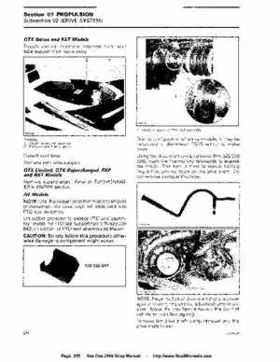 Bombardier SeaDoo 2006 4-Tec series factory shop manual, Page 285