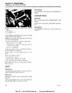 Bombardier SeaDoo 2006 4-Tec series factory shop manual, Page 291