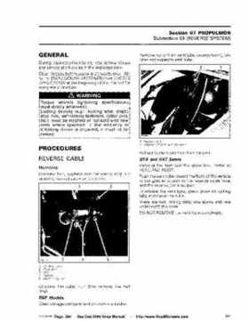 Bombardier SeaDoo 2006 4-Tec series factory shop manual, Page 294