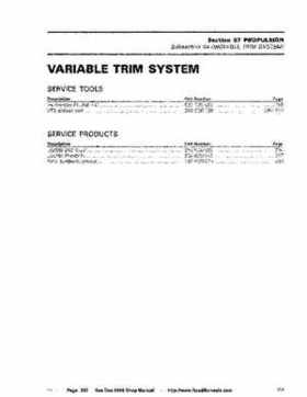 Bombardier SeaDoo 2006 4-Tec series factory shop manual, Page 300