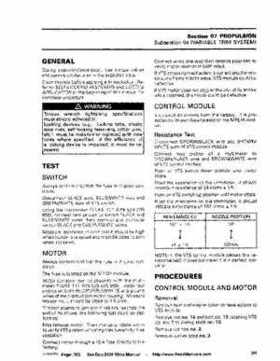 Bombardier SeaDoo 2006 4-Tec series factory shop manual, Page 302