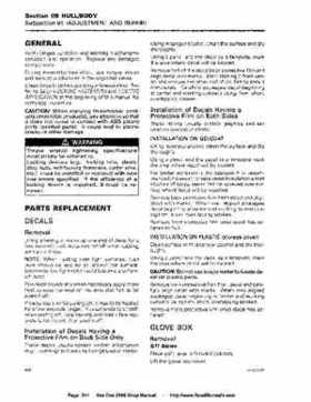Bombardier SeaDoo 2006 4-Tec series factory shop manual, Page 344