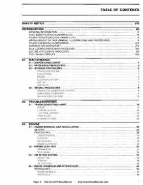 Bombardier SeaDoo 2007 factory shop manual, Page 3
