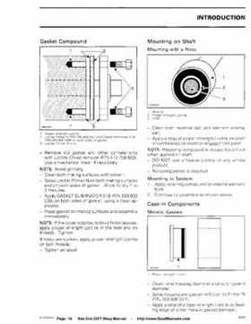Bombardier SeaDoo 2007 factory shop manual, Page 19