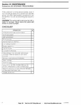 Bombardier SeaDoo 2007 factory shop manual, Page 29