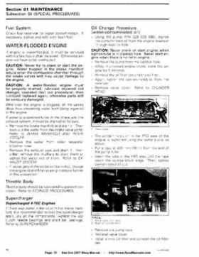 Bombardier SeaDoo 2007 factory shop manual, Page 31