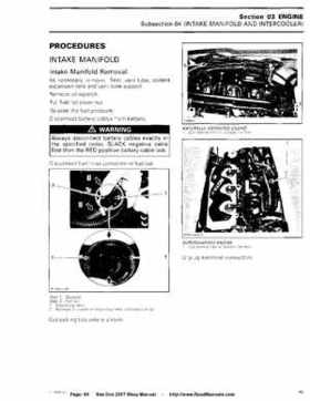 Bombardier SeaDoo 2007 factory shop manual, Page 64