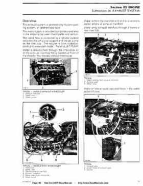 Bombardier SeaDoo 2007 factory shop manual, Page 90