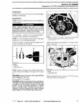 Bombardier SeaDoo 2007 factory shop manual, Page 103