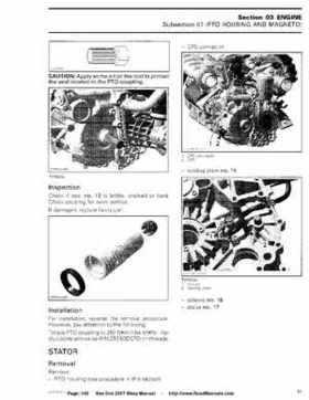 Bombardier SeaDoo 2007 factory shop manual, Page 105