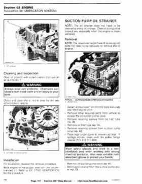 Bombardier SeaDoo 2007 factory shop manual, Page 117