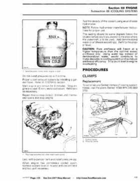 Bombardier SeaDoo 2007 factory shop manual, Page 135