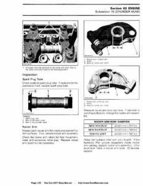 Bombardier SeaDoo 2007 factory shop manual, Page 145