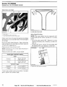 Bombardier SeaDoo 2007 factory shop manual, Page 156