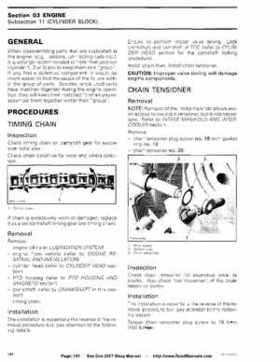 Bombardier SeaDoo 2007 factory shop manual, Page 161