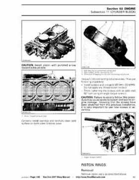 Bombardier SeaDoo 2007 factory shop manual, Page 166