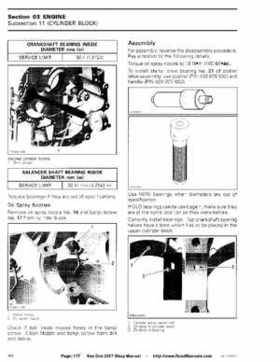 Bombardier SeaDoo 2007 factory shop manual, Page 177