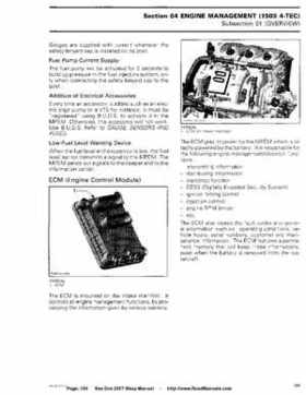 Bombardier SeaDoo 2007 factory shop manual, Page 184