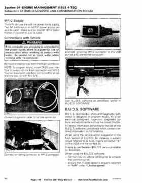 Bombardier SeaDoo 2007 factory shop manual, Page 196