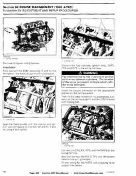 Bombardier SeaDoo 2007 factory shop manual, Page 203