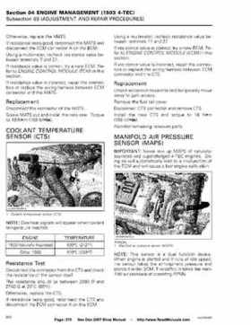 Bombardier SeaDoo 2007 factory shop manual, Page 215