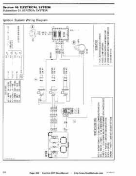 Bombardier SeaDoo 2007 factory shop manual, Page 232